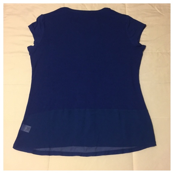 Roz & Ali Blue Blouse - Picture 4 of 4