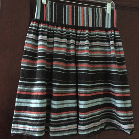 Anthropologie Sparrow Striped Sweater Skirt