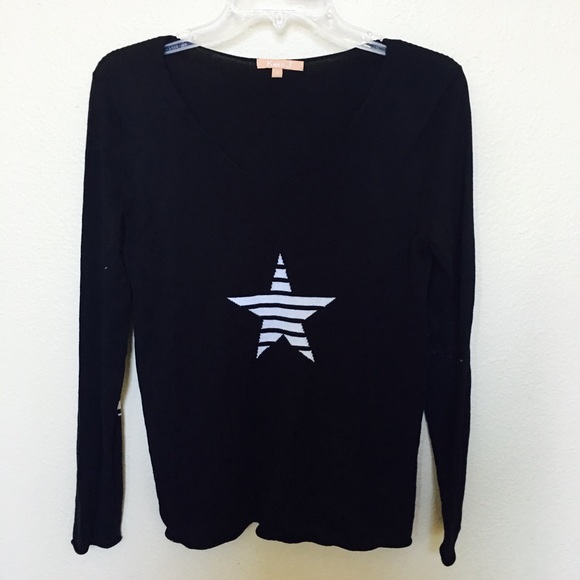 Kier & J Star Pattern Crew Neck Sweater