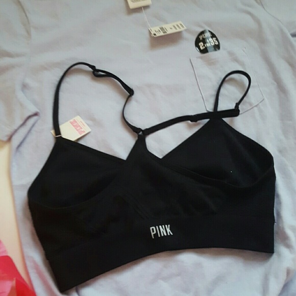 New! PINK top and bra set! Small - Picture 4 of 4