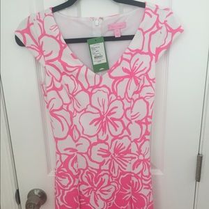 OBO Lilly Pulitzer-NWT. Pink Strike A Posie Dress