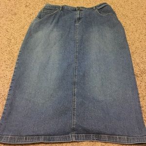 18W Cato Jean Skirt
