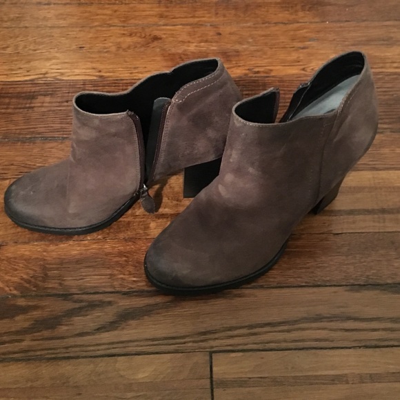 Franco Sarto boots, Grey/Olive, 10M
