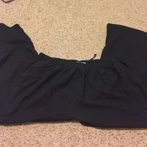 FINAL PRICE 2X Black Scrub Pants