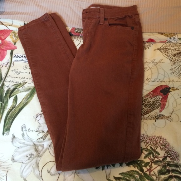 Light brown skinny jeans