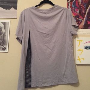 FABLETICS mesh cut out back tee