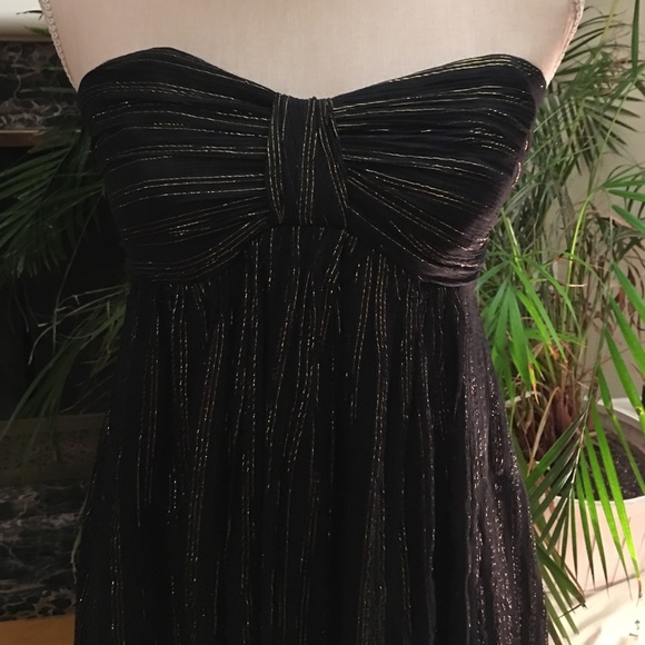 Express Silky cocktail A line strapless dress - Picture 5 of 8