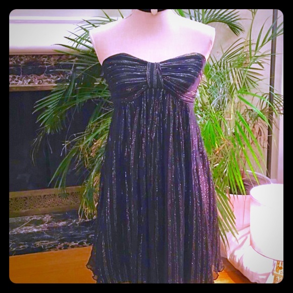 Express Silky cocktail A line strapless dress - Picture 3 of 8