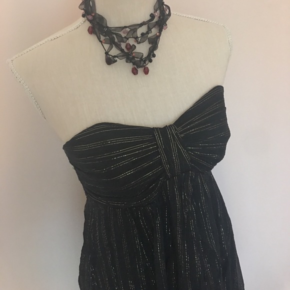 Express Silky cocktail A line strapless dress - Picture 4 of 8