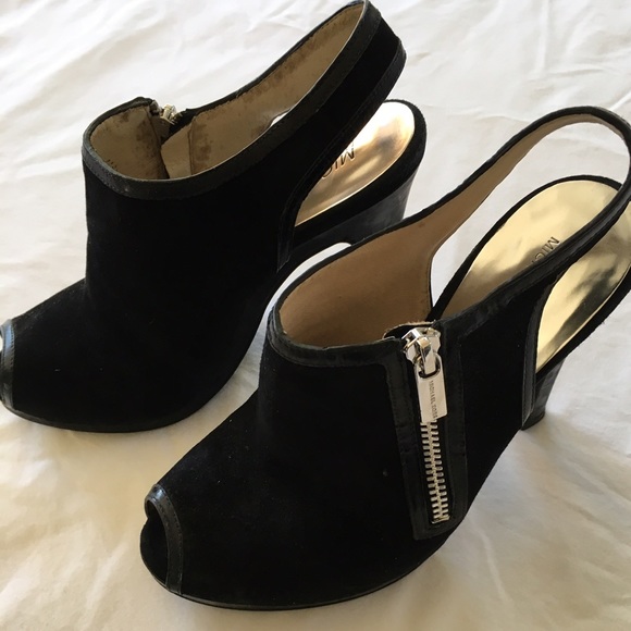 Michael Michael Kors Faux Suede Heels