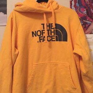 THE NORTH FACE yellow hoodie