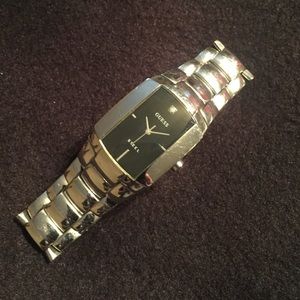 Guess Silver Stainless Steel Men's Watch