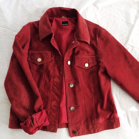 Suede Jean Jacket