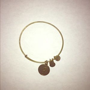 Alex and Ani "J" initial bracelet