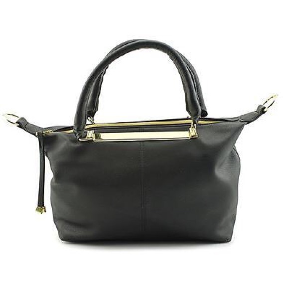 T-Shirt & Jeans BLK Women Black Satchel NWT