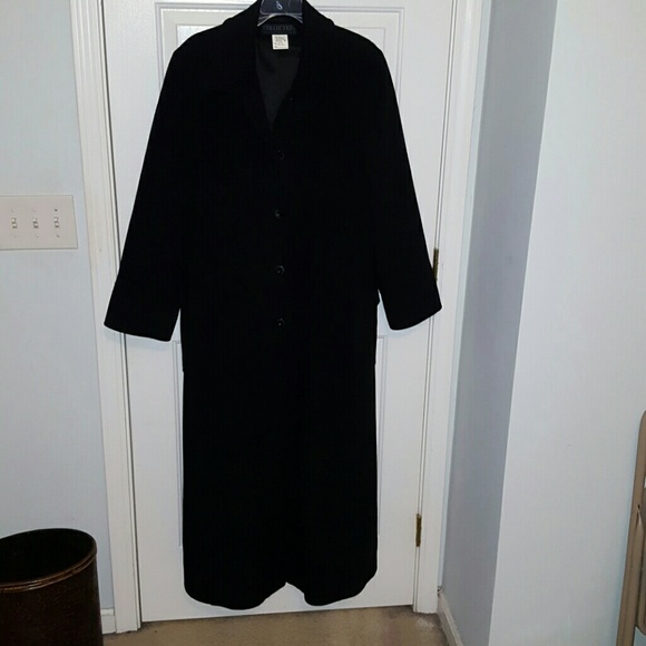 Black 100% Camel Hair Coat