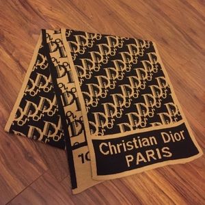 Christian Dior Initialed Scarf