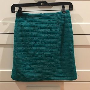 Blue / Green mini skirt