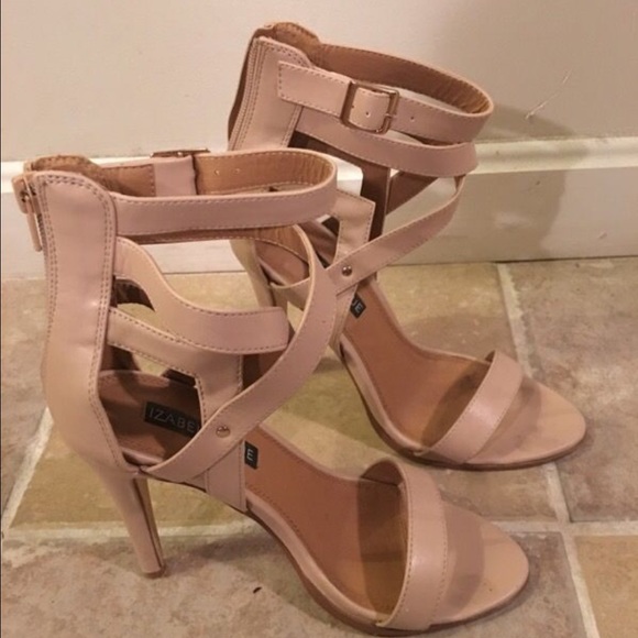 7.5 beige heels