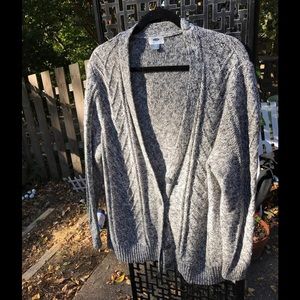 Gray Marled Old Navy Cardigan