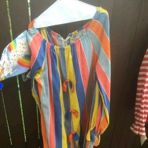 Vintage Carnival Clown Costume