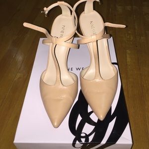 Nine West light nude heels