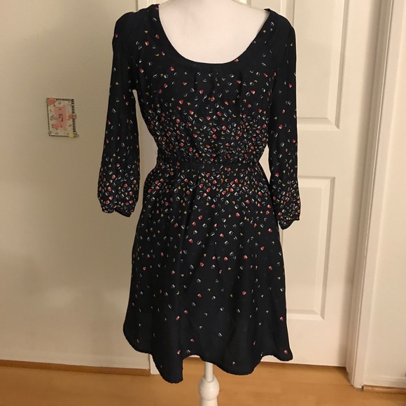 Urban Outfitters Dresses & Skirts - Urban Outfitters Cooperative Blue print dress