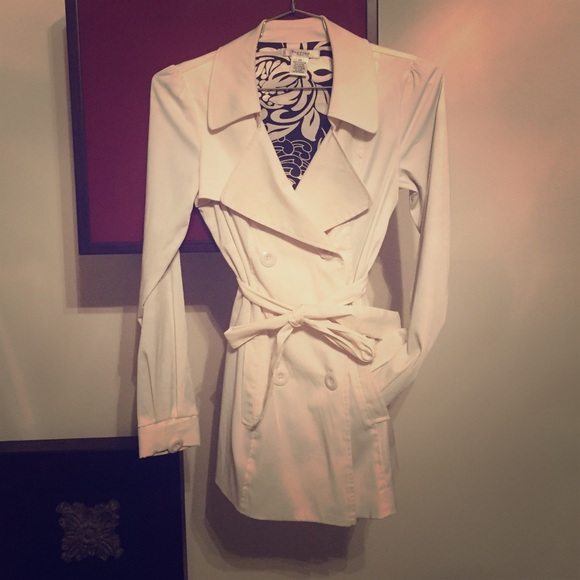 White trench coat