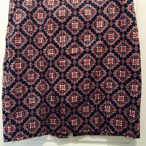 J Crew cotton pencil skirt