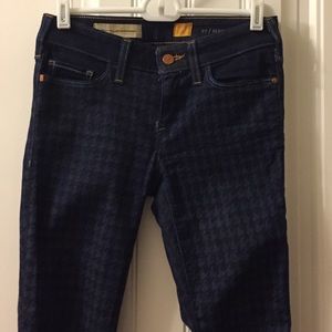 Anthropologie Houndstooth Jeans