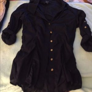 Express button down top