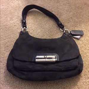 Black Coach Shoulder Bag