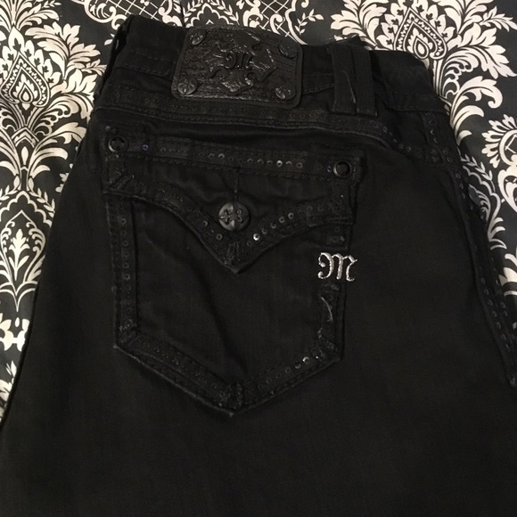 Black miss me jeans size 29