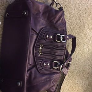 Purple Coach Bag
