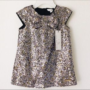 Little Marc Jacobs baby girl sequins bow dress