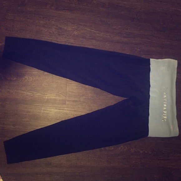 Pink Victoria's Secret Capri Yoga Pants Leggings