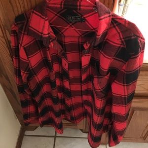 Black and red flannel! Adorable and trendy!