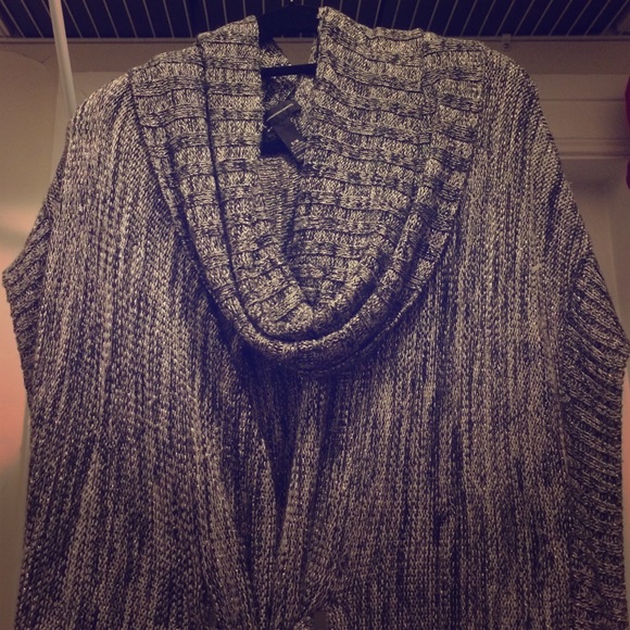 Gray Sparkly belted Tunic