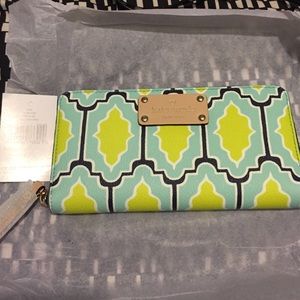 Kate Spade cabana tile print wallet