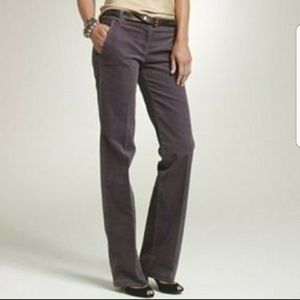 J. CREW Favorite fit corduroy trousers size 2P