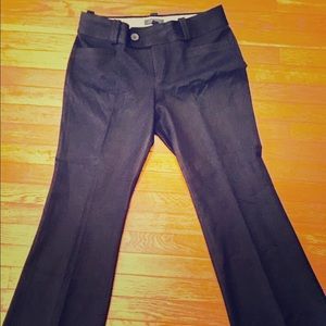 Banana Republic Martin Fit Black Trouser Pants