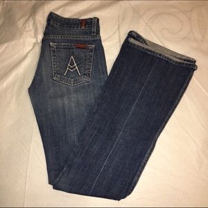 7 FOR ALL MANKIND kick boot jeans
