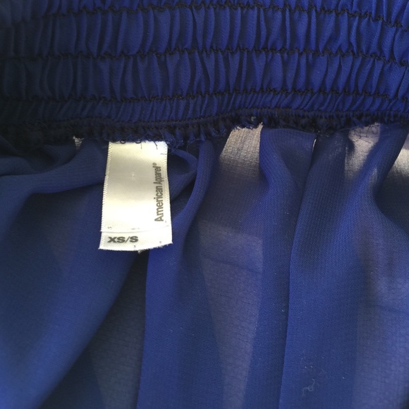American Apparel Sheer Blue Maxi Skirt, size XS/S - Picture 3 of 4