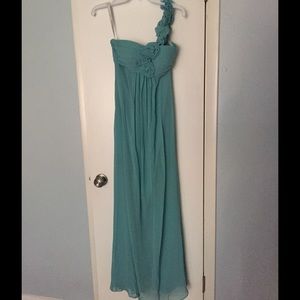Teal formal dress