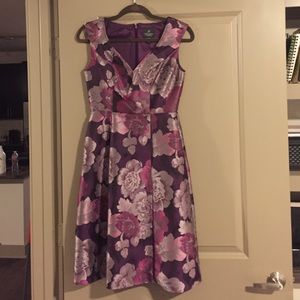 Floral Print Midi Dress - Occasion