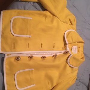 Kate spade lemon yellow blazer