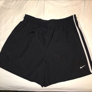 NIKE black athletic shorts