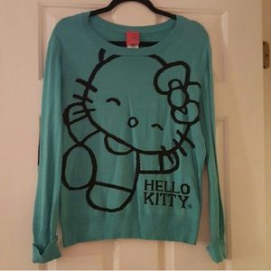 Teal Hello Kitty Sweater