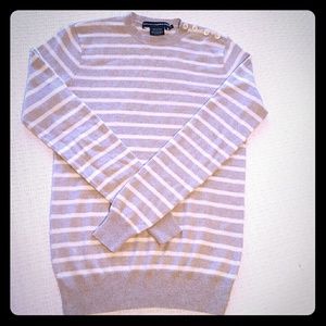 RALPH LAUREN Golf striped sweater XS