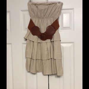 Women's Halter Dress, size small, linen material